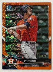 Kyle Tucker [Orange Shimmer Refractor] #BCP-55 Baseball Cards 2018 Bowman Chrome Prospects Prices