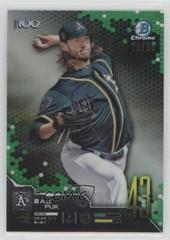 A.J. Puk [Green Refractor] #BTP-43 Baseball Cards 2019 Bowman Chrome Scouts' Top 100 Prices