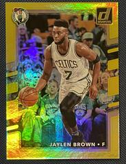 Jaylen Brown [Gold] #6 Basketball Cards 2017 Panini Donruss Optic Prices