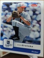 Zack Greinke #343 Baseball Cards 2006 Fleer Prices
