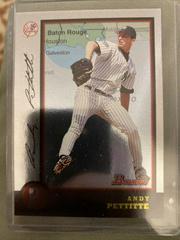 Andy Pettitte [Refractor] #3 Baseball Cards 1998 Bowman Chrome International Prices