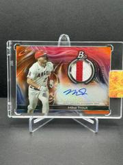 Mike Trout [Orange] #PPAR-MT Baseball Cards 2023 Bowman Platinum Pieces Autograph Relics Prices