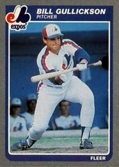 Bill Gullickson #399 Baseball Cards 1985 Fleer Prices