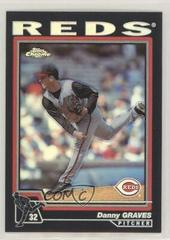 Danny Graves [Black Refractor] #51 Baseball Cards 2004 Topps Chrome Prices