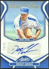 Dwight Gooden [Retail] Baseball Cards 2022 Panini Absolute Marks of Fame Autographs Prices
