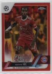 Mathys Tel [Red & Gold Seismic] #197 Soccer Cards 2022 Topps Chrome UEFA Club Competitions Prices