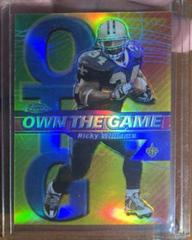 Ricky Williams [Refractor] Football Cards 2002 Topps Chrome Own the Game Prices