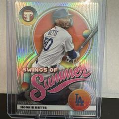 Mookie Betts Baseball Cards 2023 Topps Pristine Swings of Summer Prices