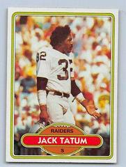 Jack Tatum #429 Football Cards 1980 Topps Prices