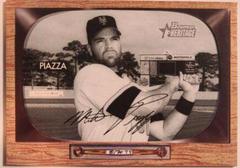 Mike Piazza [Black and White] Baseball Cards 2004 Bowman Heritage Prices