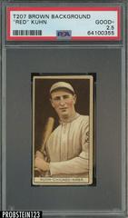 'Red' Kuhn Baseball Cards 1912 T207 Brown Background Prices