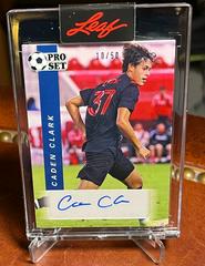 Caden Clark [Blue] Soccer Cards 2022 Pro Set Autographs Prices