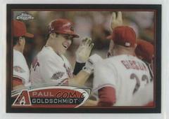 Paul Goldschmidt [Black Refractor] #35 Baseball Cards 2012 Topps Chrome Prices