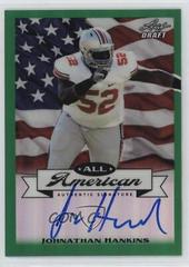 Johnathan Hankins [Green Autograph] #BA-JH2 Football Cards 2013 Leaf Metal Draft Prices