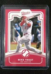 Mike Trout [Red] Baseball Cards 2021 Panini Chronicles Classics Prices