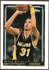 Reggie Miller #193 Basketball Cards 1992 Topps Gold Prices