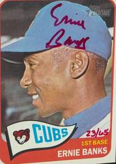 Ernie Banks [Red Ink] #EB Baseball Cards 2014 Topps Heritage Real One Autographs Prices