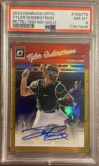 Tyler Soderstrom [Gold] #1990-TS Baseball Cards 2023 Panini Donruss Optic Retro 1990 Signatures Prices