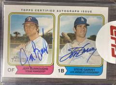 Steve Garvey, Jeff Burroughs Baseball Cards 2023 Topps Heritage Real One Dual Autographs Prices