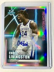 Chris Livingston [Autograph] #NN-11 Basketball Cards 2022 Bowman University Best Neon Neophytes Prices