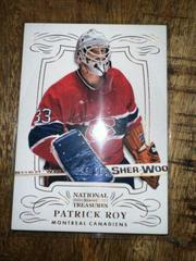 Patrick Roy [Base Numbers Patch] Hockey Cards 2013 Panini National Treasures Prices