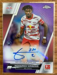 Mohamed Simakan [Purple] Soccer Cards 2021 Topps Chrome Bundesliga Autographs Prices