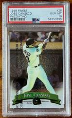 Jose Canseco [w/ Coating] #26 Baseball Cards 1998 Finest Prices