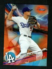 Corey Seager [Orange Refractor] #10 Baseball Cards 2017 Bowman's Best Prices
