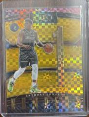 Anthony Edwards [Gold] #6 Basketball Cards 2022 Panini Select Numbers Prices