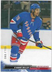 K'Andre Miller [Exclusives] #372 Hockey Cards 2022 Upper Deck Prices