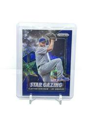 Clayton Kershaw [Navy Blue Kaleidoscope Prizm] #SG-10 Baseball Cards 2020 Panini Prizm Star Gazing Prices
