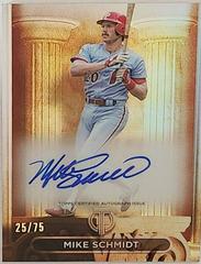 Mike Schmidt Baseball Cards 2024 Topps Tribute Pillars of the Game Autograph Prices