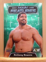 Anthony Bowens [Green] Wrestling Cards 2022 Upper Deck AEW Main Features Prices