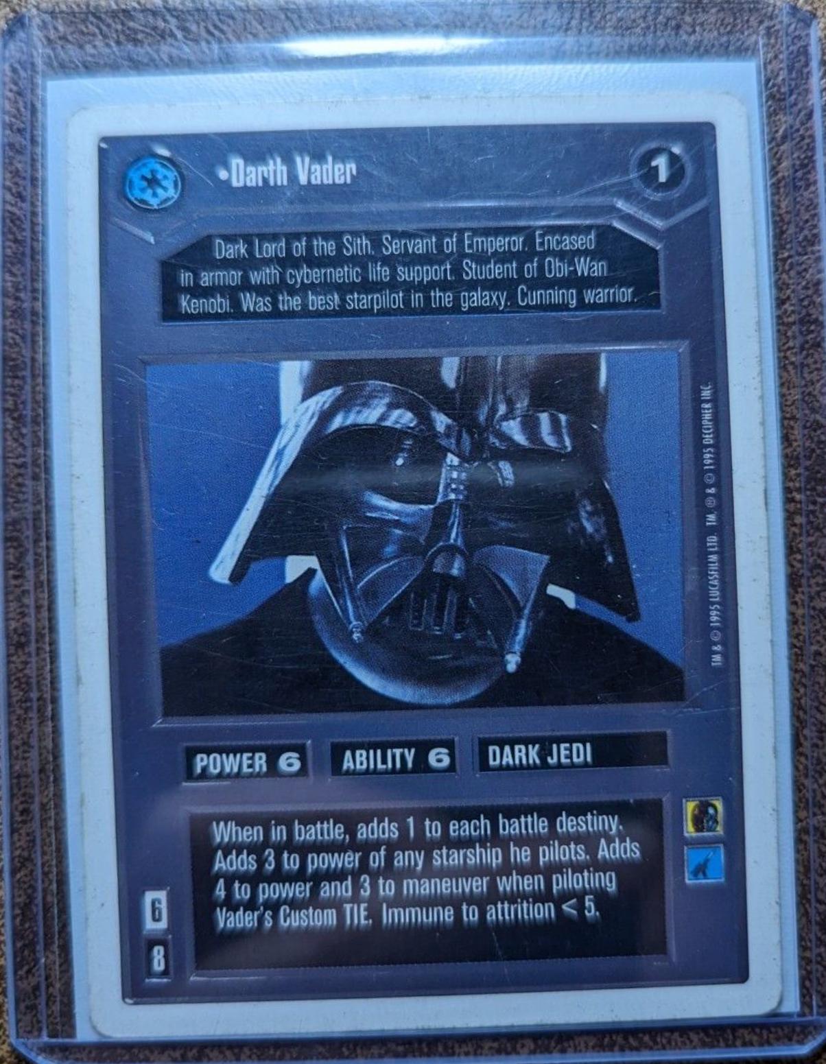 Darth Vader Star Wars CCG Premiere