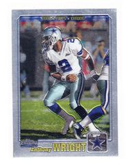Anthony Wright #40 Football Cards 2001 Topps Chrome Prices