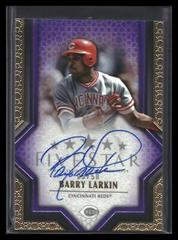 Barry Larkin [Purple Autograph] #FSA-BL Baseball Cards 2023 Topps Five Star Prices