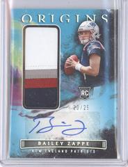 Bailey Zappe [Turquoise] Football Cards 2022 Panini Origins Rookie Autographs Prices