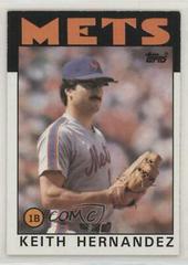 Keith Hernandez Baseball Cards 1986 Topps Prices