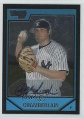 Joba Chamberlain [Autograph] Baseball Cards 2007 Bowman Chrome Prospects Prices