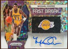 Michael Cooper #14 Basketball Cards 2023 Panini Prizm Fast Break Autograph Prices
