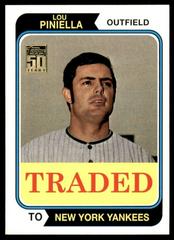 Lou Piniella [1974 Reprint] #T108 Baseball Cards 2001 Topps Traded Prices