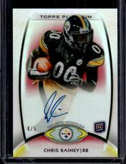 Chris Rainey [Red Refractor Autograph] #114 Football Cards 2012 Topps Platinum Prices