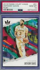 Anthony Davis Ruby #61 Basketball Cards 2019 Panini Court Kings Prices