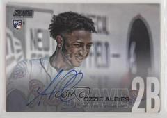 Ozzie Albies [Black] #SCA-OA Baseball Cards 2018 Stadium Club Autographs Prices