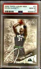 Kevin Garnett #21 Basketball Cards 2006 Topps Luxury Box Prices