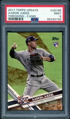 Aaron Judge [Throwing Camo] #US166 Baseball Cards 2017 Topps Update Prices