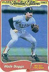 Wade Boggs Baseball Cards 1985 Fleer Limited Edition Prices
