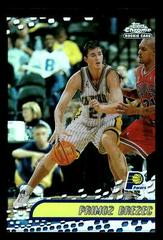 Primoz Brezec [Black Refractor] #86 Basketball Cards 2001 Topps Chrome Prices