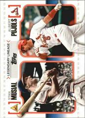 Albert Pujols, Stan Musial #LL16 Baseball Cards 2010 Topps Legendary Lineage Prices