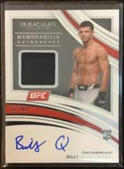 Billy Quarantillo [Memorabilia Autograph] #107 Ufc Cards 2022 Panini Immaculate UFC Prices